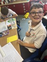P5/6 postcard writing! 
