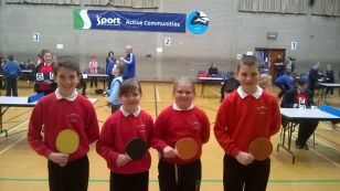 St. Anne's compete in Table Tennis competition. 